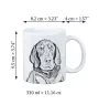 Black and tan coonhound I kubek z psem life is better Art-Dog