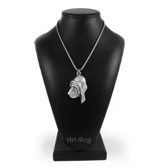 Bloodhound, St. Hubert Hound, Sleuth-hound - Dog necklace, unique jewellery for the dog fan, unique adder pendant by Art-Dog brand