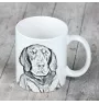 Black and tan coonhound I kubek z psem life is better Art-Dog