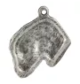 Terrier noir russe - Collier de chien dans une boîte cadeau, médaillon argenté pour fan de chien, pendentif remarquable de la marque Art-Dog