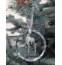 Terrier noir russe - boule de Noël en cristal avec une photo, photo de chien dans le cristal, décoration personnalisée pour sapin de Noël de la marque Art-Dog