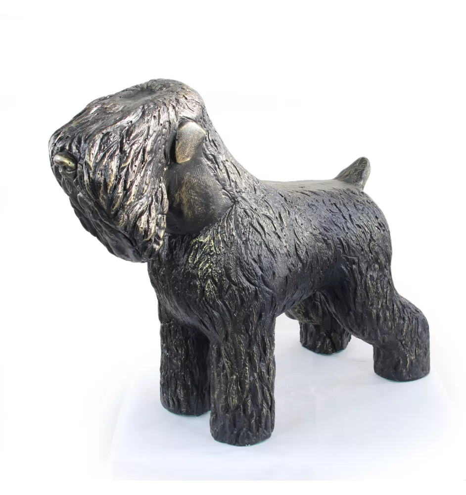 Russischer Schwarzer Terrier, Russkiy Tchiorny Terrier - Lebensgroße Hundestatue, Figur im Maßstab 1:1, Statue für den Garten von Art-Dog