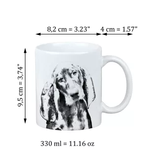 Black and tan coonhound kubek z psem I love Art-Dog