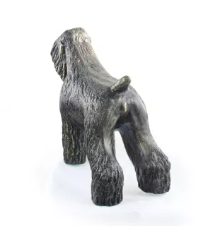 Russischer Schwarzer Terrier, Russkiy Tchiorny Terrier - Lebensgroße Hundestatue, Figur im Maßstab 1:1, Statue für den Garten von Art-Dog