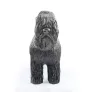 Russischer Schwarzer Terrier, Russkiy Tchiorny Terrier - Lebensgroße Hundestatue, Figur im Maßstab 1:1, Statue für den Garten von Art-Dog