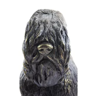 Terrier noir russe - Statue de chien à l'échelle 1:1, statue pour le jardin par Art-Dog
