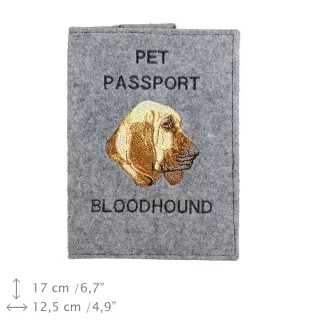 Bloodhound etui na paszport Art-Dog