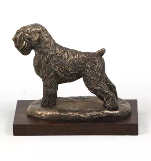 Terrier noir russe - statue de chien, figurine pour bureau, trophée pour exposition canine par la marque Art-Dog
