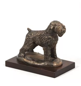 Russischer Schwarzer Terrier, Russkiy Tchiorny Terrier - Hundestatue, Figur für Büro, Trophäe für Hundeausstellung von Art-Dog brand