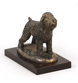 Terrier noir russe - statue de chien, figurine pour bureau, trophée pour exposition canine par la marque Art-Dog