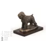 Terrier noir russe - statue de chien, figurine pour bureau, trophée pour exposition canine par la marque Art-Dog