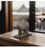Black Russian Terrier, Chornyi Terrier - dog statue, figurine for office, trophy for dog show by Art-Dog brand