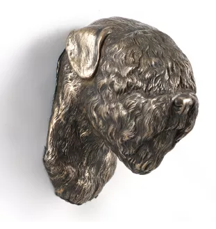 Russischer Schwarzer Terrier, Russkiy Tchiorny Terrier - Hundestatue, hängende Büste, einzigartige Dekoration für Hundeliebhaber der Marke Art-Dog