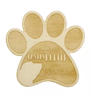 Bloodhound podkładka pod kubek ze sklejki Art-Dog