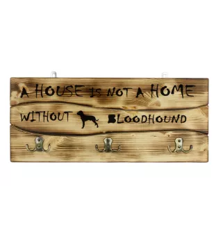 Bloodhound, St. Hubert Hound, Sleuth-hound - clothes hanger with a dog, medal display, home decoration from the Art-Dog brand