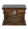 Bloodhound, St. Hubert Hound, Sleuth-hound - urn for dog ashes, personalized urn with engraving, commemorative box for dog ashes by Art-Dog brand