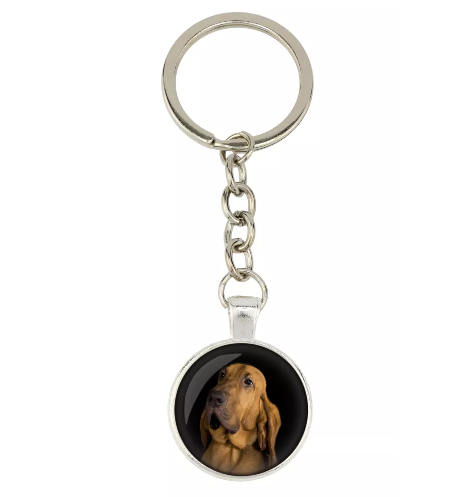 Bluthund, Bloodhound, Chien de St Hubert - Schlüsselanhänger mit Ihrem Foto, Schlüsselanhänger, Taschenanhänger der Marke Art-Dog