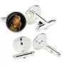 Bloodhound, St. Hubert Hound, Sleuth-hound - cufflinks in a box, handmade jewelry, product of the Art-Dog brand