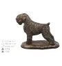 Black Russian Terrier, Chornyi Terrier - urn for dog ashes, urn with a statuette, personalized urn for dog ashes by Art-Dog brand