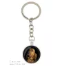 Bloodhound, St. Hubert Hound, Sleuth-hound - keychain in a box, own photo, keychain pendant from Art-Dog brand