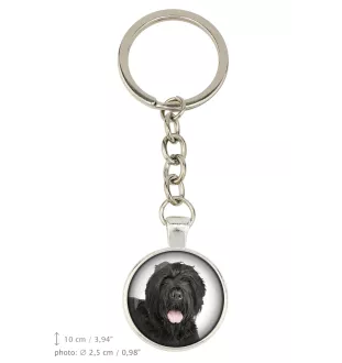 Russischer Schwarzer Terrier, Russkiy Tchiorny Terrier - Schlüsselanhänger mit Ihrem Foto, Schlüsselanhänger, Taschenanhänger der Marke Art-Dog