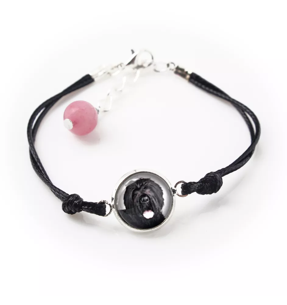 Russischer Schwarzer Terrier, Russkiy Tchiorny Terrier - Armband mit Ihrem Foto handgefertigt, einzigartiger Schmuck der Marke Art-Dog