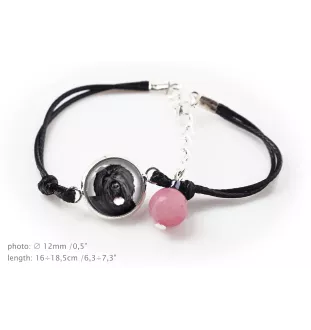 Russischer Schwarzer Terrier, Russkiy Tchiorny Terrier - Armband mit Ihrem Foto handgefertigt, einzigartiger Schmuck der Marke Art-Dog