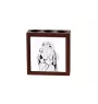 Bloodhound, St. Hubert Hound, Sleuth-hound - pen holder with a dog, desk organizer with a print, personalized desk decoration from the Art-Dog brand.