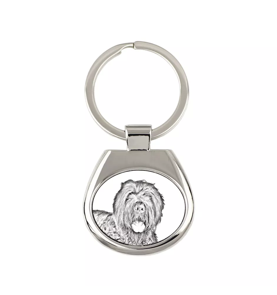 Terrier noir russe - porte-clés avec chien, porte-clés imprimé, breloque personnalisée de la marque Art-Dog