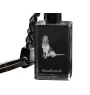 Chien de Saint Hubert, Bloodhound - Porte-clés en cristal avec photo de chien, porte-clés lumineux, cadeau unique de la marque Art-Dog