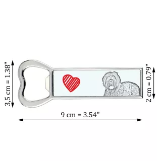 Terrier noir russe - ouvre-bouteille avec chien, ouvre-bouteille personnalisé pour réfrigérateur, cadeau unique pour homme de la marque Art-Dog