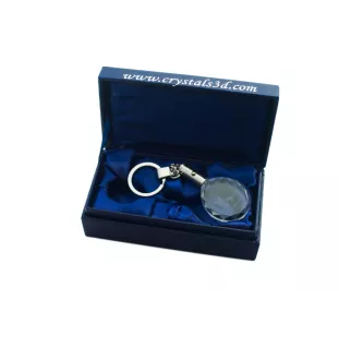 Bloodhound, St. Hubert Hound, Sleuth-hound - pendant with a photo of a dog, crystal key ring in a gift box, a unique gift by Art-Dog