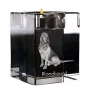 Bluthund, Bloodhound, Chien de St Hubert - Kerzenhalter mit Hundefoto, Teelichthalter aus Kristall, personalisiertes Geschenk der Marke Art-Dog