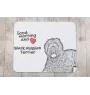 Terrier noir russe - tapis de souris personnalisé avec impression, tapis de souris personnalisé avec chien, accessoire unique pour employé de bureau de la marque Art-Dog