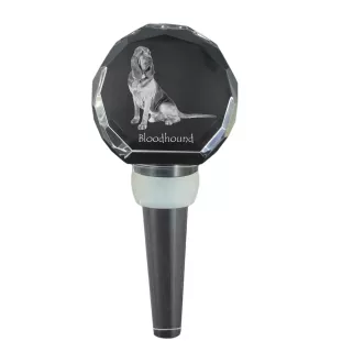 Bloodhound grubszy stopper do wina z psem Art-Dog