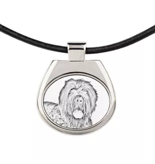 Russischer Schwarzer Terrier, Russkiy Tchiorny Terrier - Halskette mit Hund, personalisierter Anhänger mit Foto, einzigartige Halskette für Frauen und Männer von der Marke Art-Dog