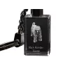 Black Russian Terrier, Chornyi Terrier - Crystal key ring with dog photo, illuminated key ring, unique gift by Art-Dog brand