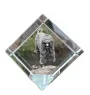 Terrier noir russe - un cube de cristal avec une photo, une photo de cheval dans le cristal, un presse-papiers cubique de la marque Art-Dog