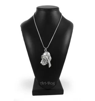 Bloodhound posrebrzany naszyjnik na łańcuszki Art-Dog