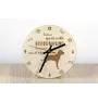 Bluthund, Bloodhound, Chien de St Hubert - Hundeuhr, Holzuhr, Wanduhr für Hundefreunde, Tisch- und Regaluhr, Art-Dog