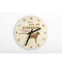 Chien de Saint Hubert, Bloodhound - horloge avec chien, horloge en bois, horloge murale pour les amoureux des chiens, horloge de bureau et étagère, Art-Dog