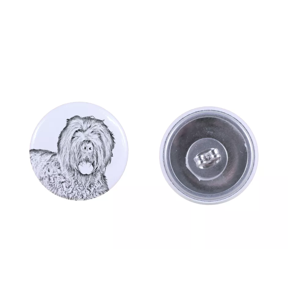 Russischer Schwarzer Terrier, Russkiy Tchiorny Terrier - einzigartige Hund-Ohrringe, Ihr Haustier als Schlüsselanhänger, Eigenmarke Art-Dog