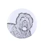 Black Russian Terrier, Chornyi Terrier - pin with your dog, add your own photo, Art-Dog brand