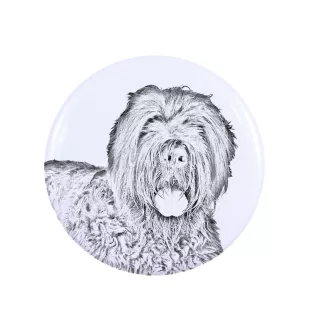 Black Russian Terrier, Chornyi Terrier - pin with your dog, add your own photo, Art-Dog brand