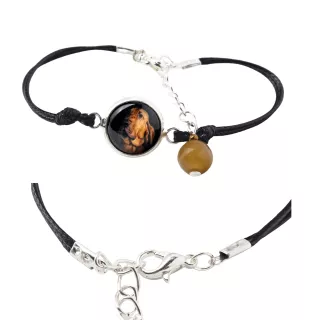 Bluthund, Bloodhound, Chien de St Hubert - Armband in einer Schachtel mit Ihrem Foto, femininer Schmuck, ein ausgezeichnetes Geschenk der Marke Art-Dog.