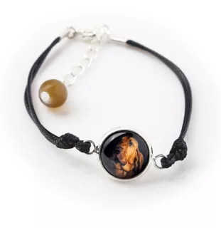 Bluthund, Bloodhound, Chien de St Hubert - Armband in einer Schachtel mit Ihrem Foto, femininer Schmuck, ein ausgezeichnetes Geschenk der Marke Art-Dog.