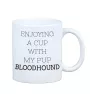 Bluthund, Bloodhound, Chien de St Hubert - Becher mit einem Bild und dem Schriftzug geometrischer Hund Art-Dog