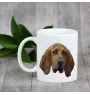 Bluthund, Bloodhound, Chien de St Hubert - Becher mit einem Bild und dem Schriftzug geometrischer Hund Art-Dog