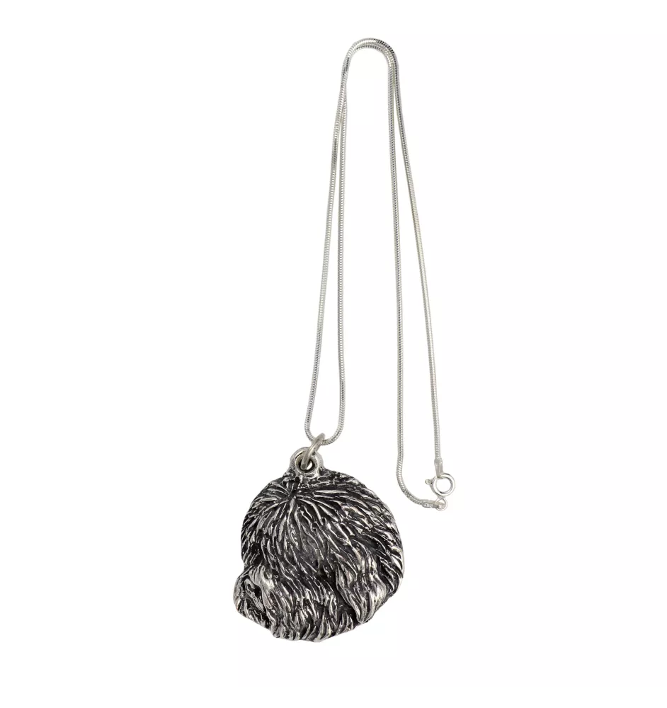 Bobtail, Chien de berger anglais ancestral - Collier pour chien, bijoux uniques pour les fans de chiens, pendentif vipère unique de la marque Art-Dog