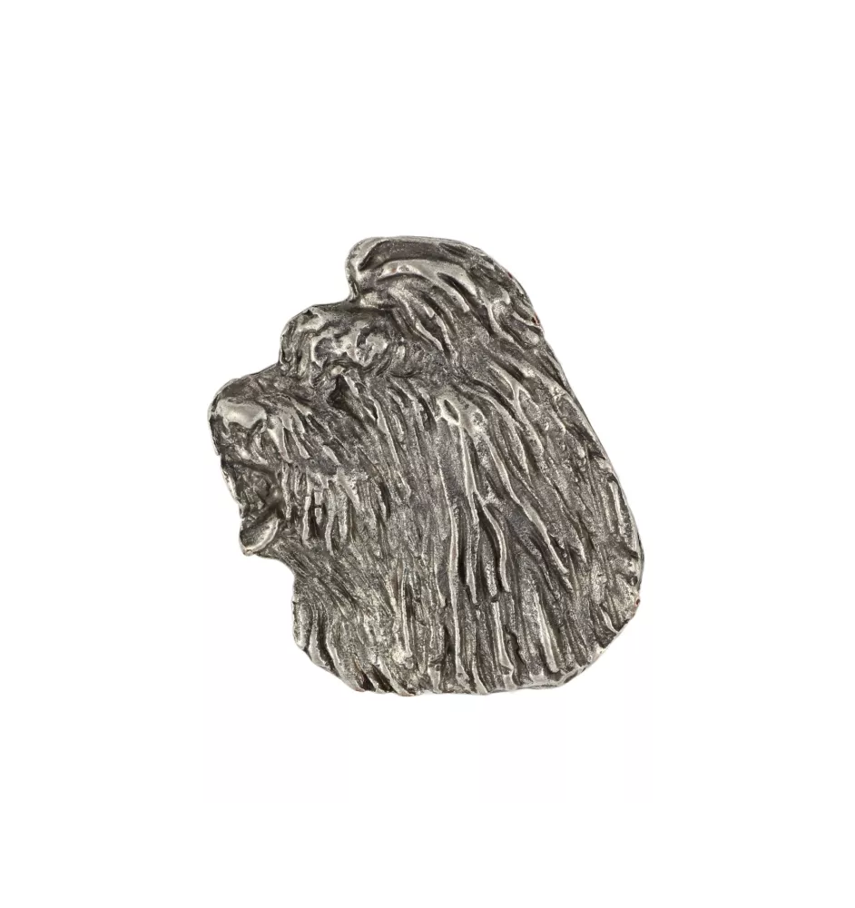 Old English Sheepdog, Bobtail, Bob-tail - Dog necklace, silver-plated pendant for the dog lover, subtle jewellery by Art-Dog